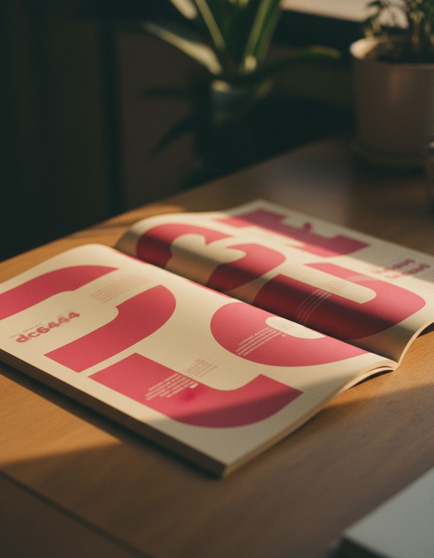 Lumen Annual Report — bold pink editorial spreads