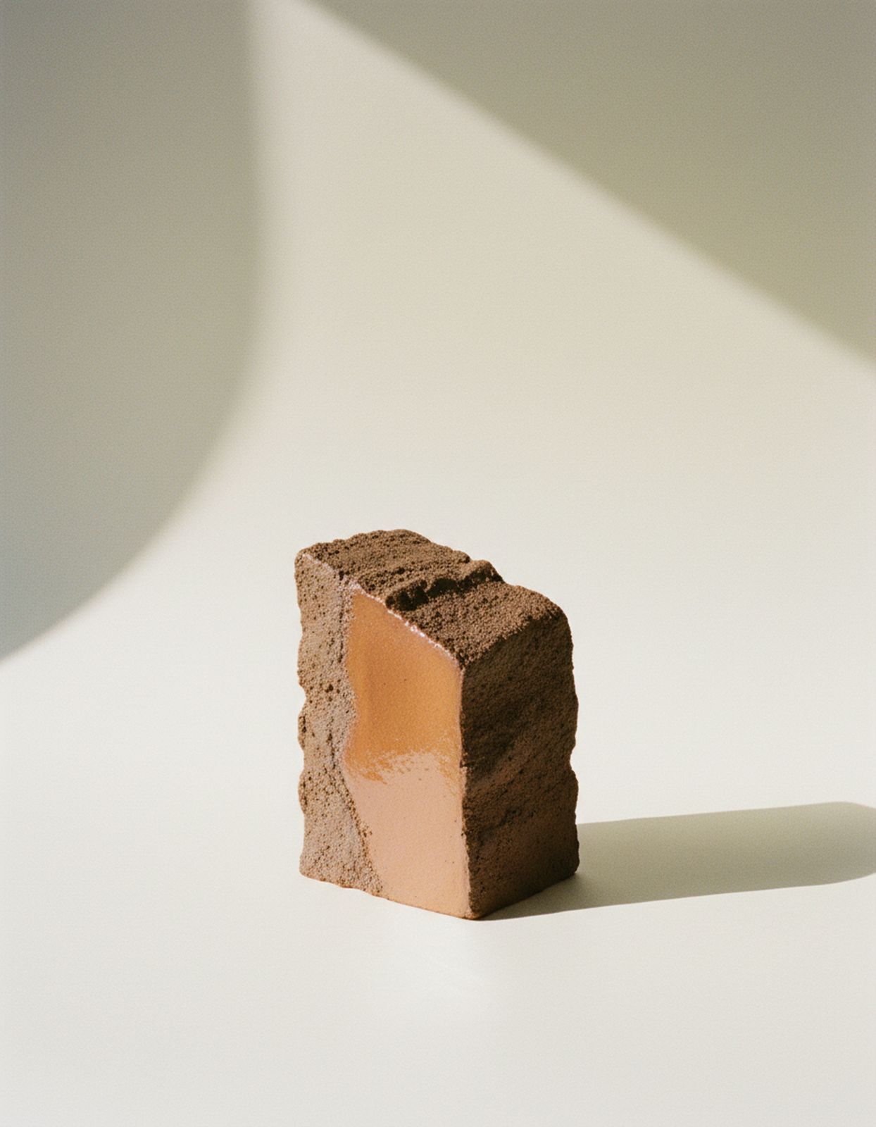 Terrane — cut clay monolith